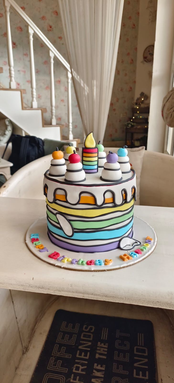 3D RAINBOW CAKE